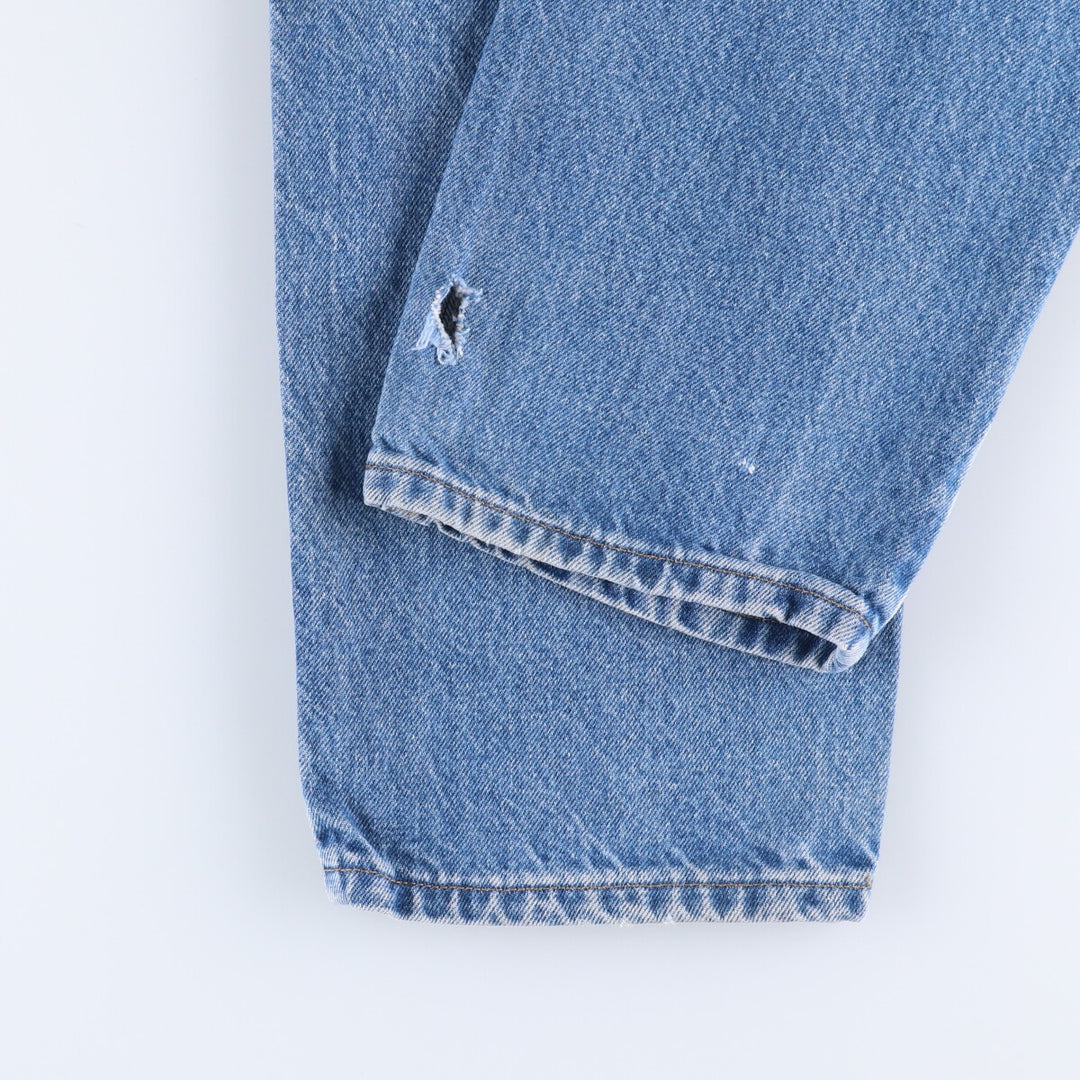 Carhartt Relaxed Fit Tapered Denim Pants for Men, W36 cotton blue type Vintage Second Hand