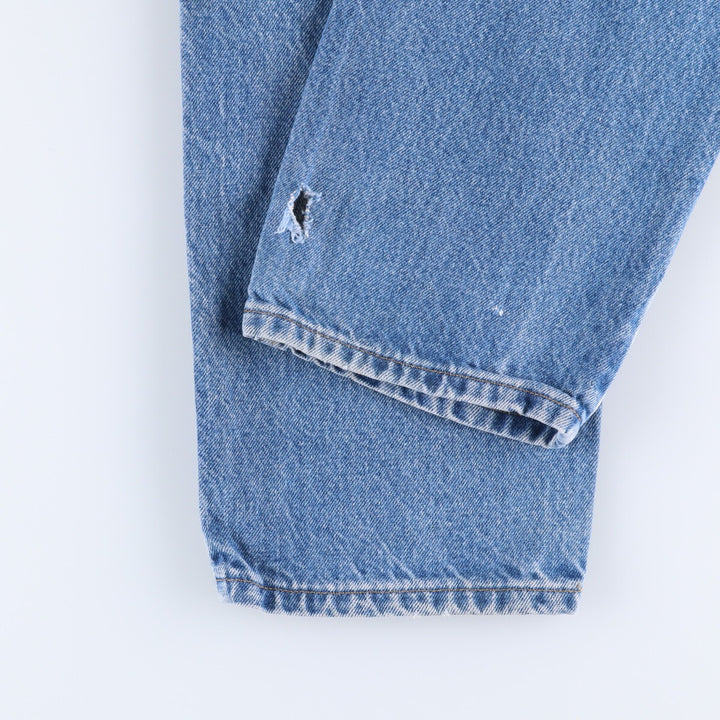 Carhartt Relaxed Fit Tapered Denim Pants for Men, W36 cotton blue type Vintage Second Hand