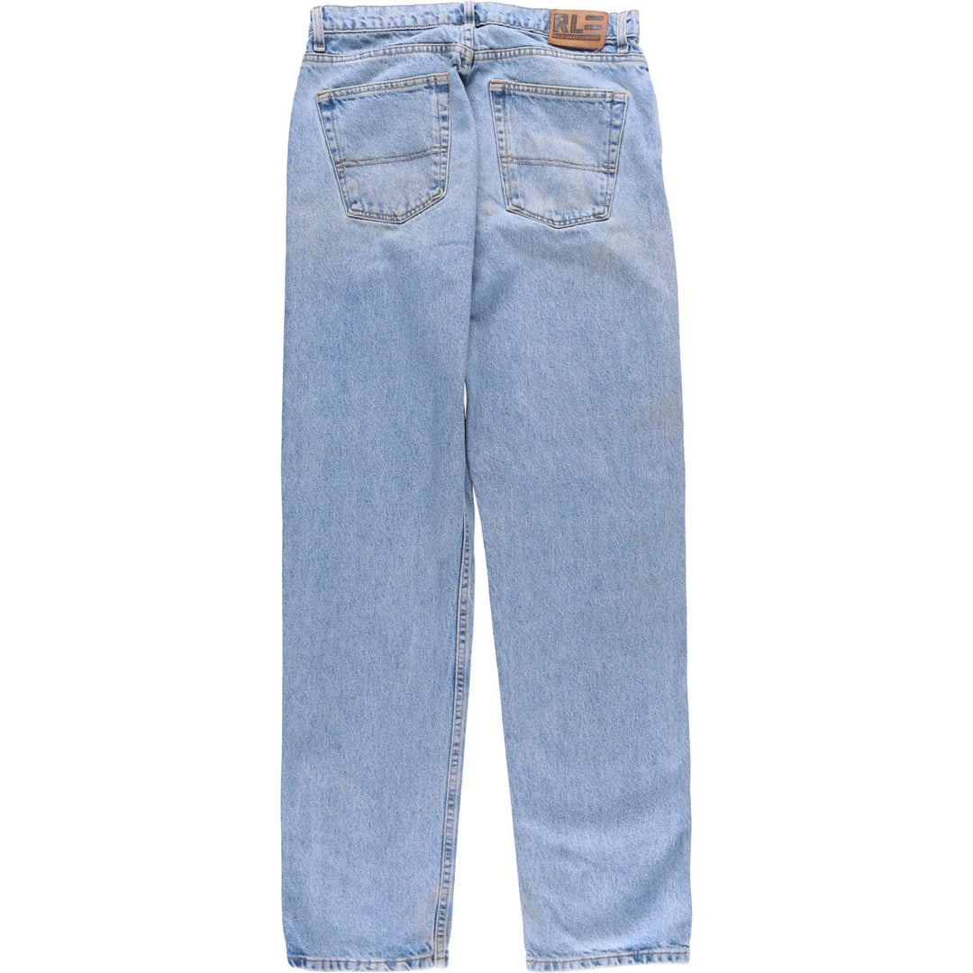 00'S Ralph Lauren POLO JEANS COMPANY tapered denim pants for men, W31 equivalent cotton blue type Vintage Second Hand