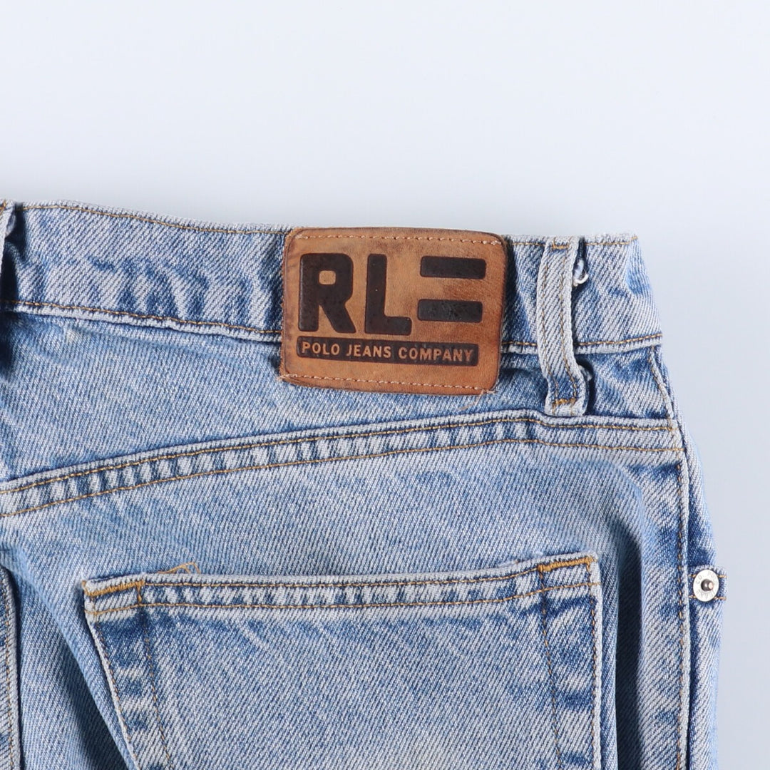 00'S Ralph Lauren POLO JEANS COMPANY tapered denim pants for men, W31 equivalent cotton blue type Vintage Second Hand