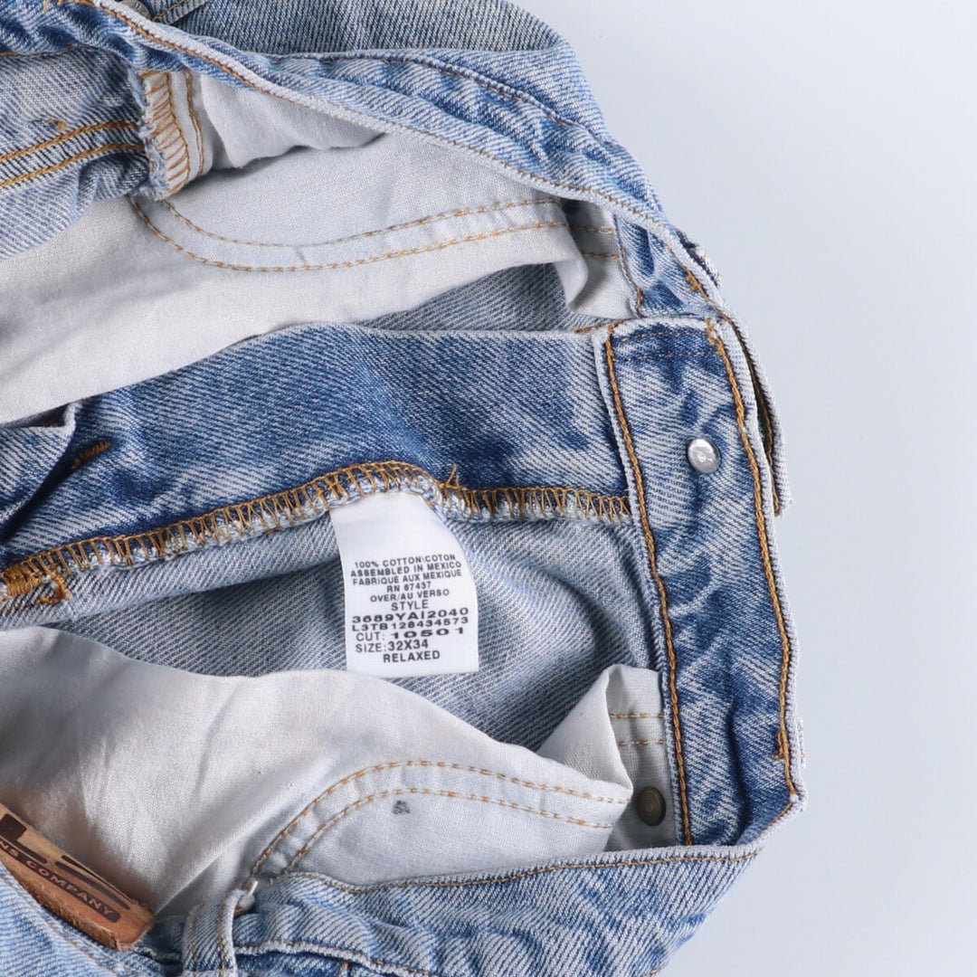 00'S Ralph Lauren POLO JEANS COMPANY tapered denim pants for men, W31 equivalent cotton blue type Vintage Second Hand