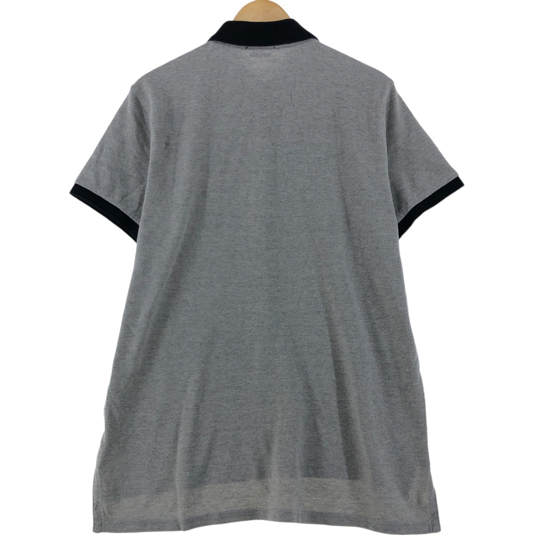 Ralph Lauren POLO RALPH LAUREN CLASSIC FIT short sleeve polo shirt men's XL equivalent cotton gray type Vintage Second Hand