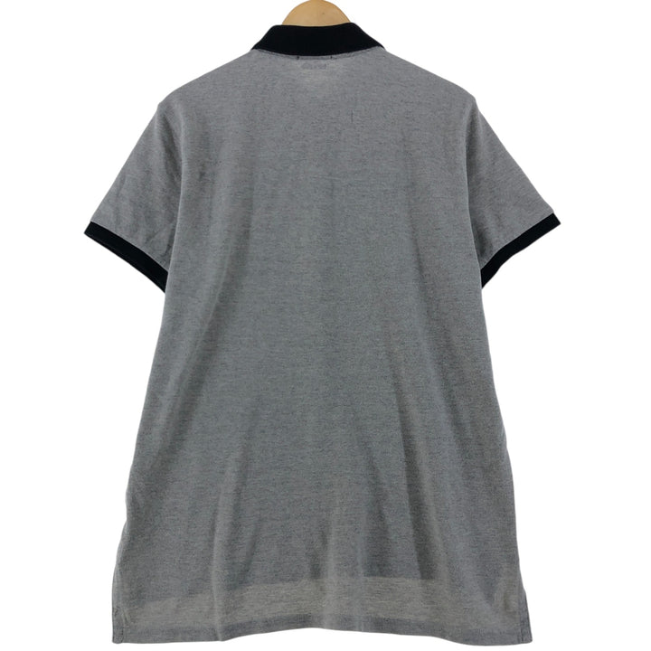 Ralph Lauren POLO RALPH LAUREN CLASSIC FIT short sleeve polo shirt men's XL equivalent cotton gray type Vintage Second Hand