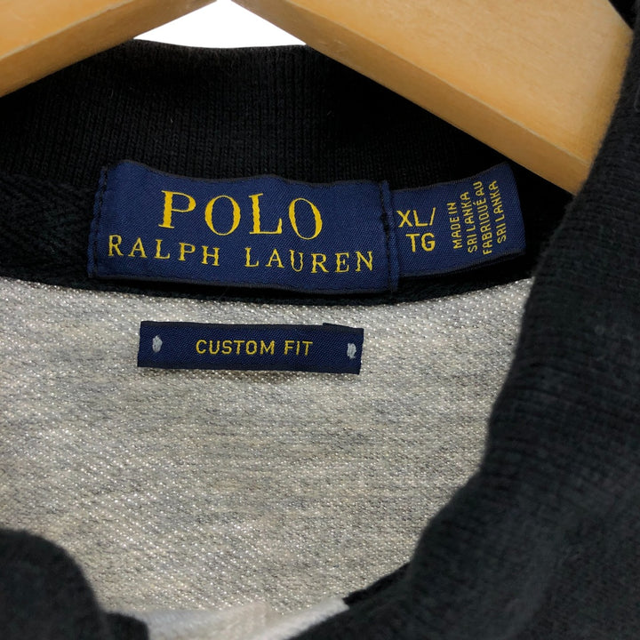 Ralph Lauren POLO RALPH LAUREN CLASSIC FIT short sleeve polo shirt men's XL equivalent cotton gray type Vintage Second Hand