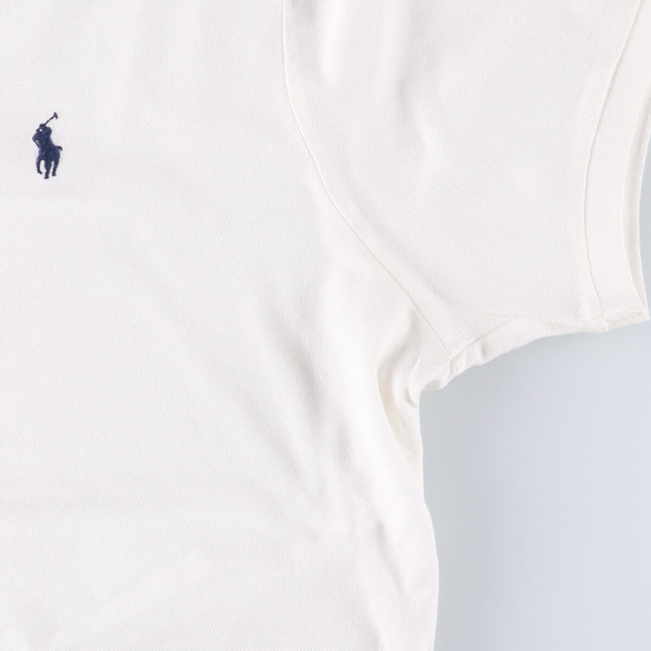 Ralph Lauren POLO RALPH LAUREN CUSTOM FIT short sleeve polo shirt men's XL equivalent cotton white type Vintage Second Hand