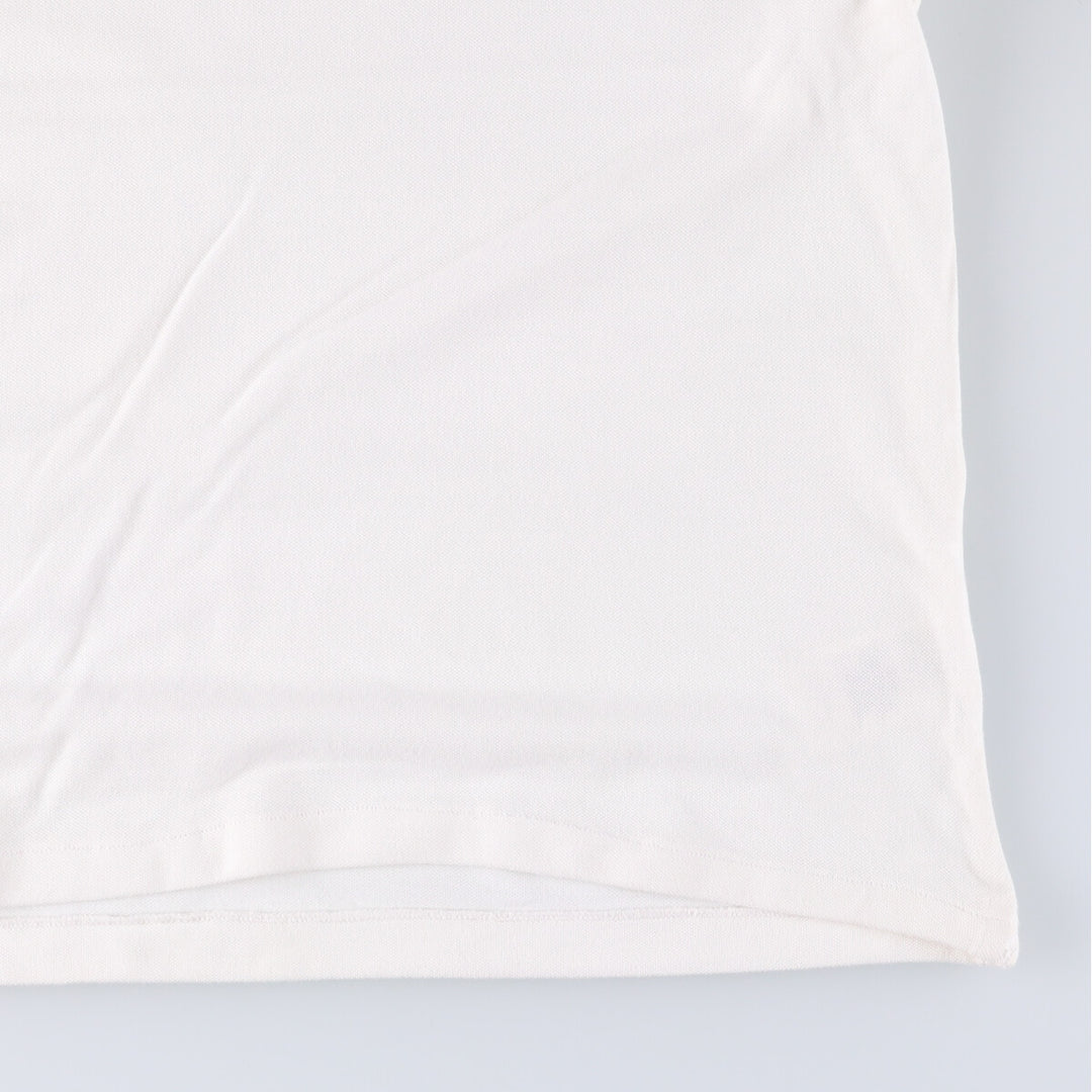 Ralph Lauren POLO RALPH LAUREN CUSTOM FIT short sleeve polo shirt men's XL equivalent cotton white type Vintage Second Hand