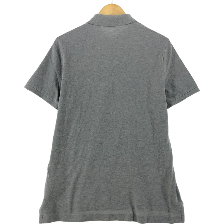 Ralph Lauren POLO RALPH LAUREN CLASSIC FIT short sleeve polo shirt, men's size M cotton gray type Vintage Second Hand