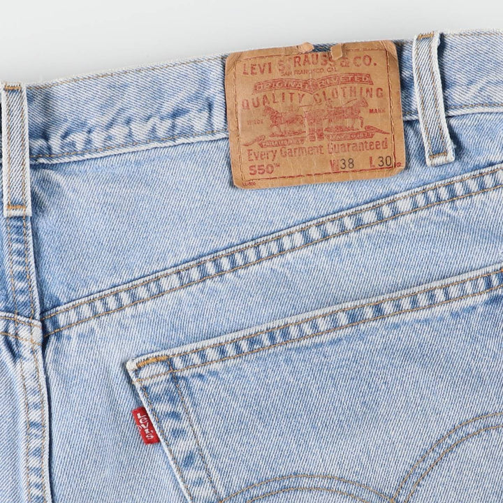 00'S Levi's 550 Relaxed Fit Tapered Denim Pants Men's W37 cotton blue type Vintage Second Hand