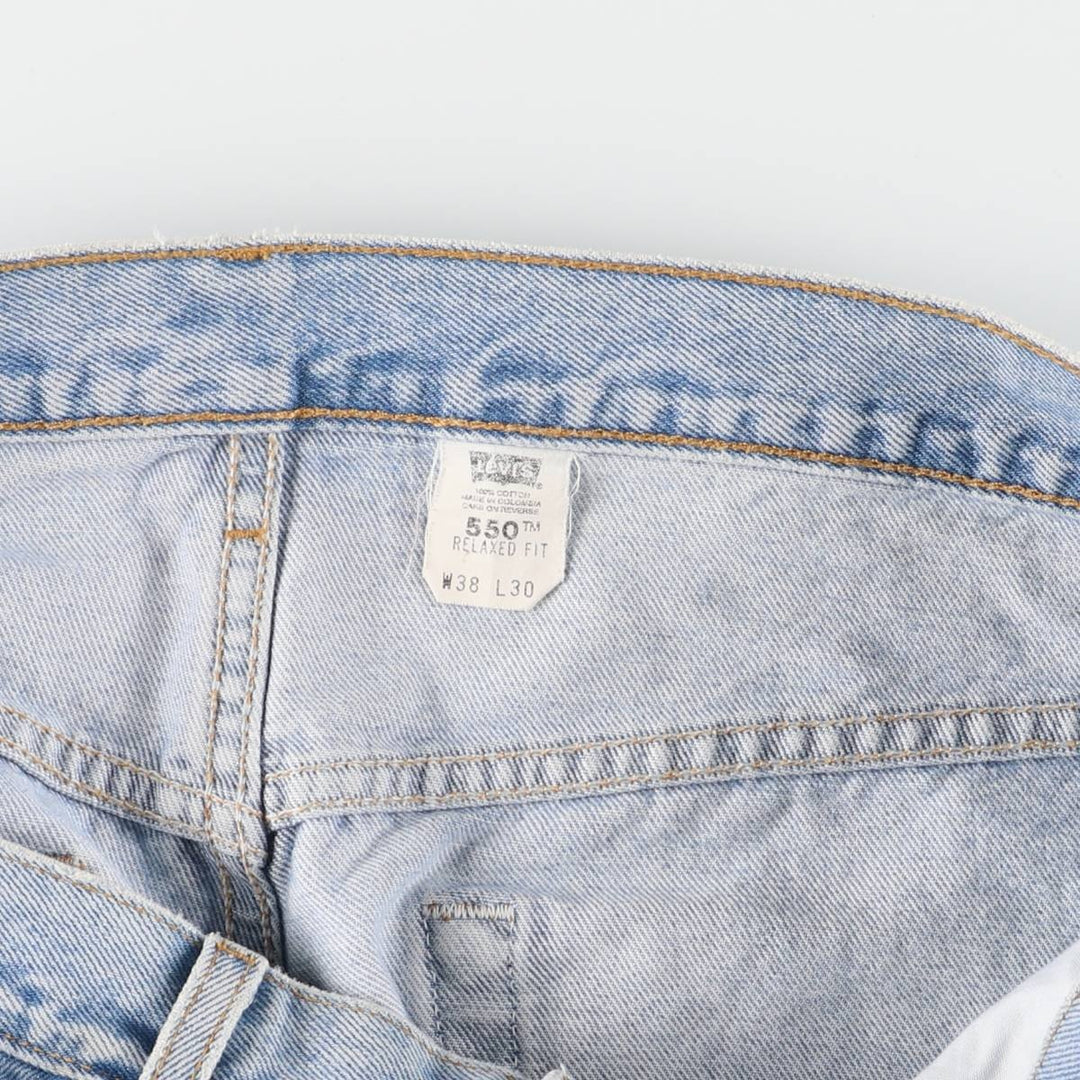 00'S Levi's 550 Relaxed Fit Tapered Denim Pants Men's W37 cotton blue type Vintage Second Hand