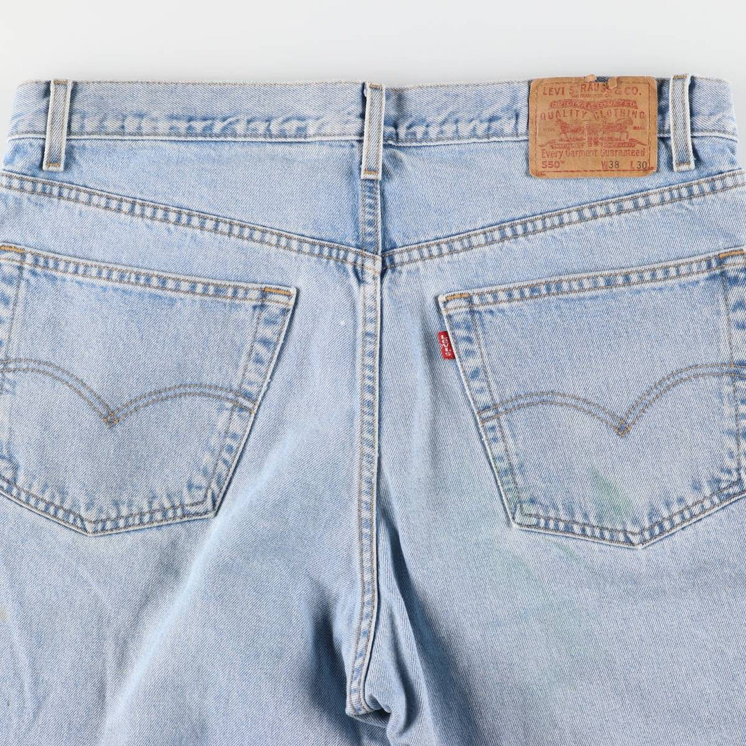 00'S Levi's 550 Relaxed Fit Tapered Denim Pants Men's W37 cotton blue type Vintage Second Hand