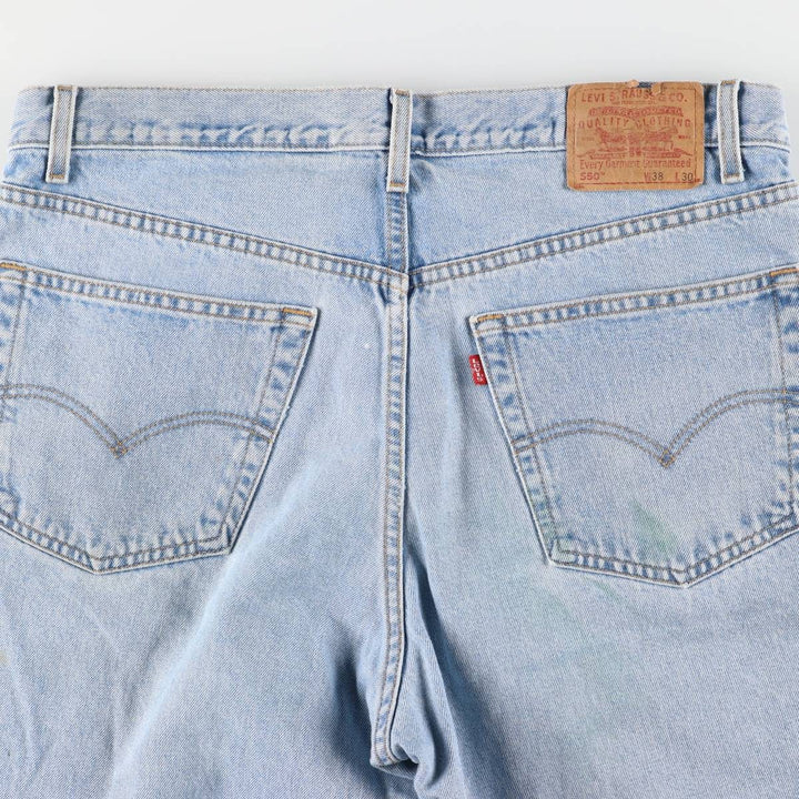 00'S Levi's 550 Relaxed Fit Tapered Denim Pants Men's W37 cotton blue type Vintage Second Hand