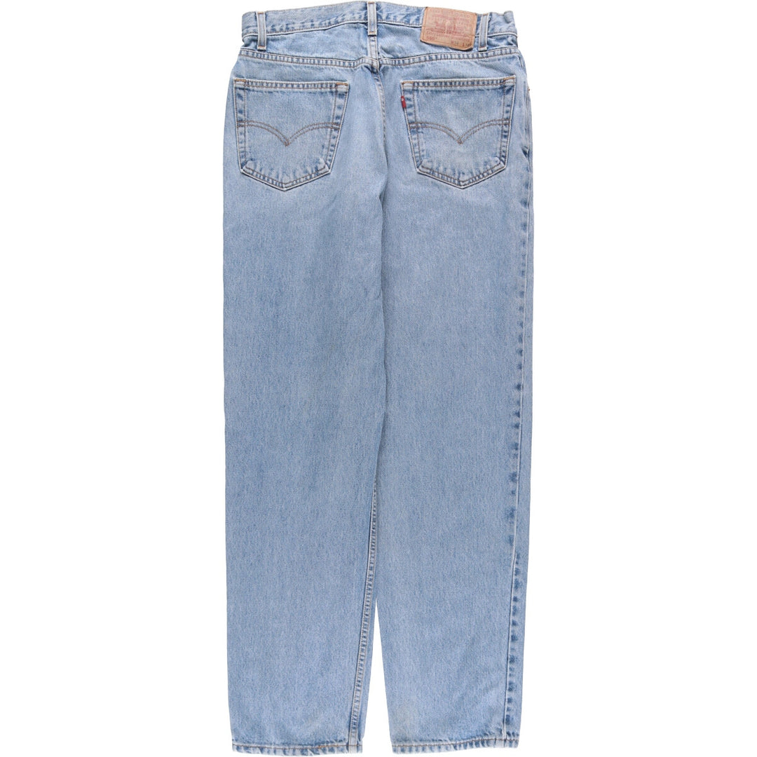 90'S Levi's 550 Relaxed Fit Tapered Denim Pants Men's W33 Vintage cotton blue type Vintage Second Hand