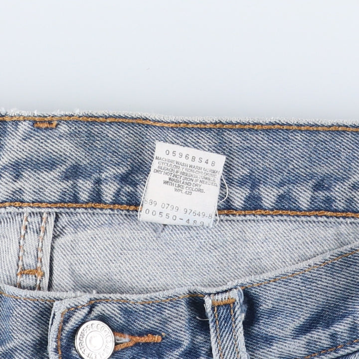 90'S Levi's 550 Relaxed Fit Tapered Denim Pants Men's W33 Vintage cotton blue type Vintage Second Hand