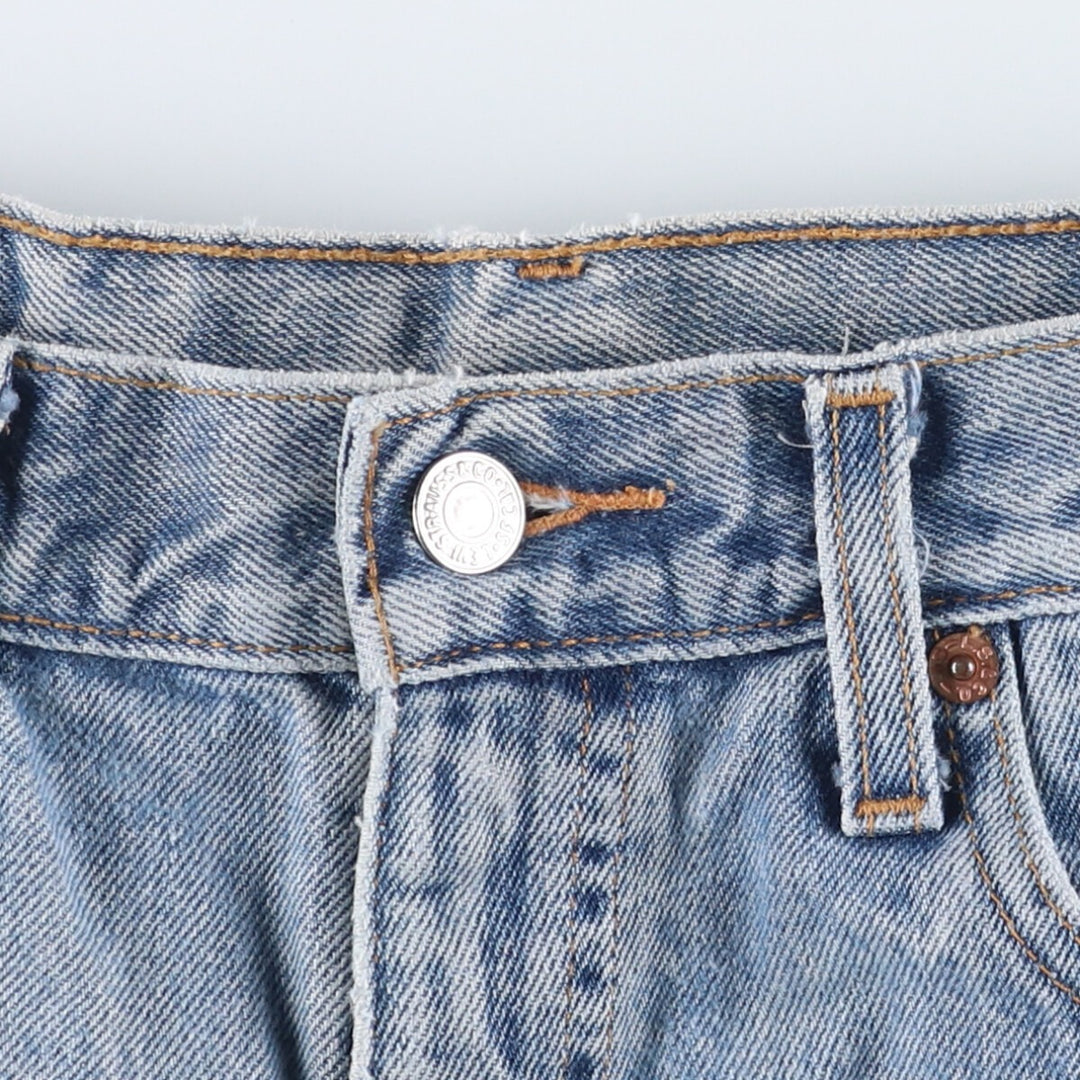 90'S Levi's 550 Relaxed Fit Tapered Denim Pants Men's W33 Vintage cotton blue type Vintage Second Hand