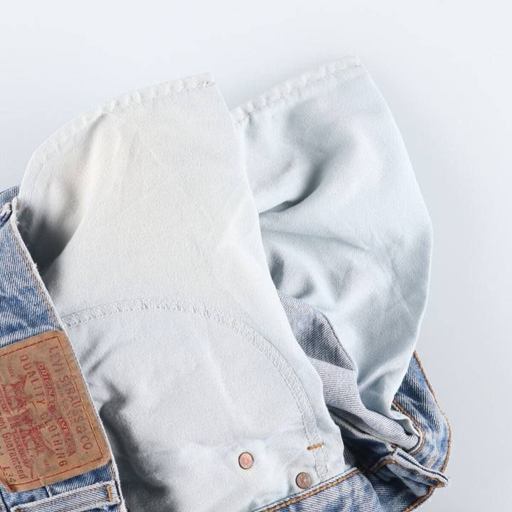 90'S Levi's 550 Relaxed Fit Tapered Denim Pants Men's W33 Vintage cotton blue type Vintage Second Hand