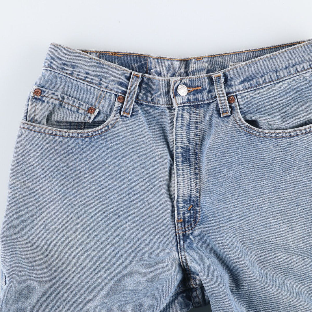 90'S Levi's 550 Relaxed Fit Tapered Denim Pants Men's W33 Vintage cotton blue type Vintage Second Hand