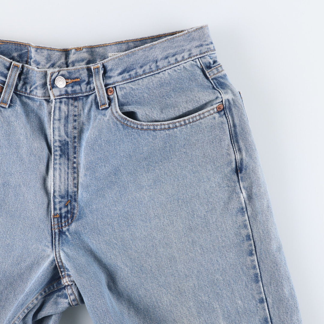 90'S Levi's 550 Relaxed Fit Tapered Denim Pants Men's W33 Vintage cotton blue type Vintage Second Hand