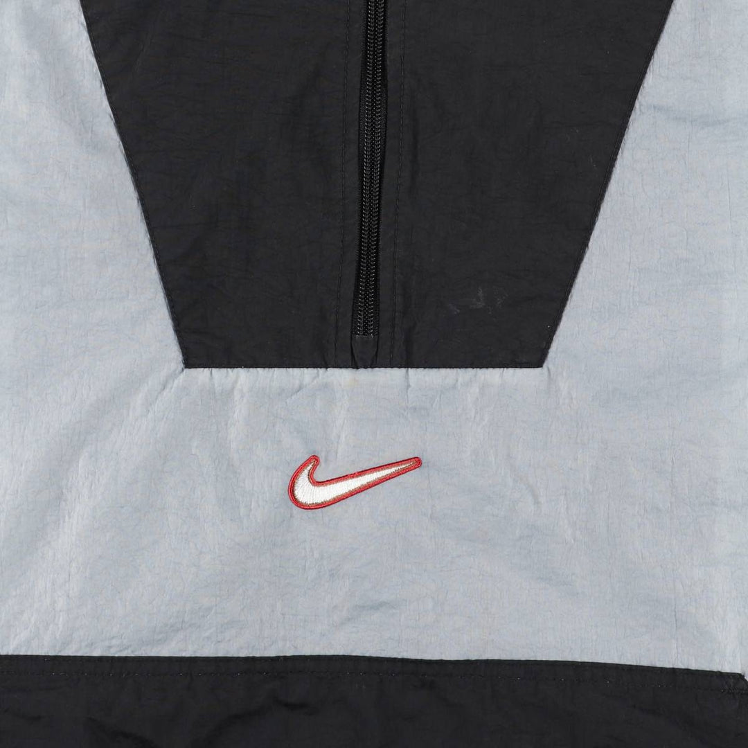 90'S Nike Back Print Anorak Parka Men's Size L Nylon gray type Vintage Second Hand