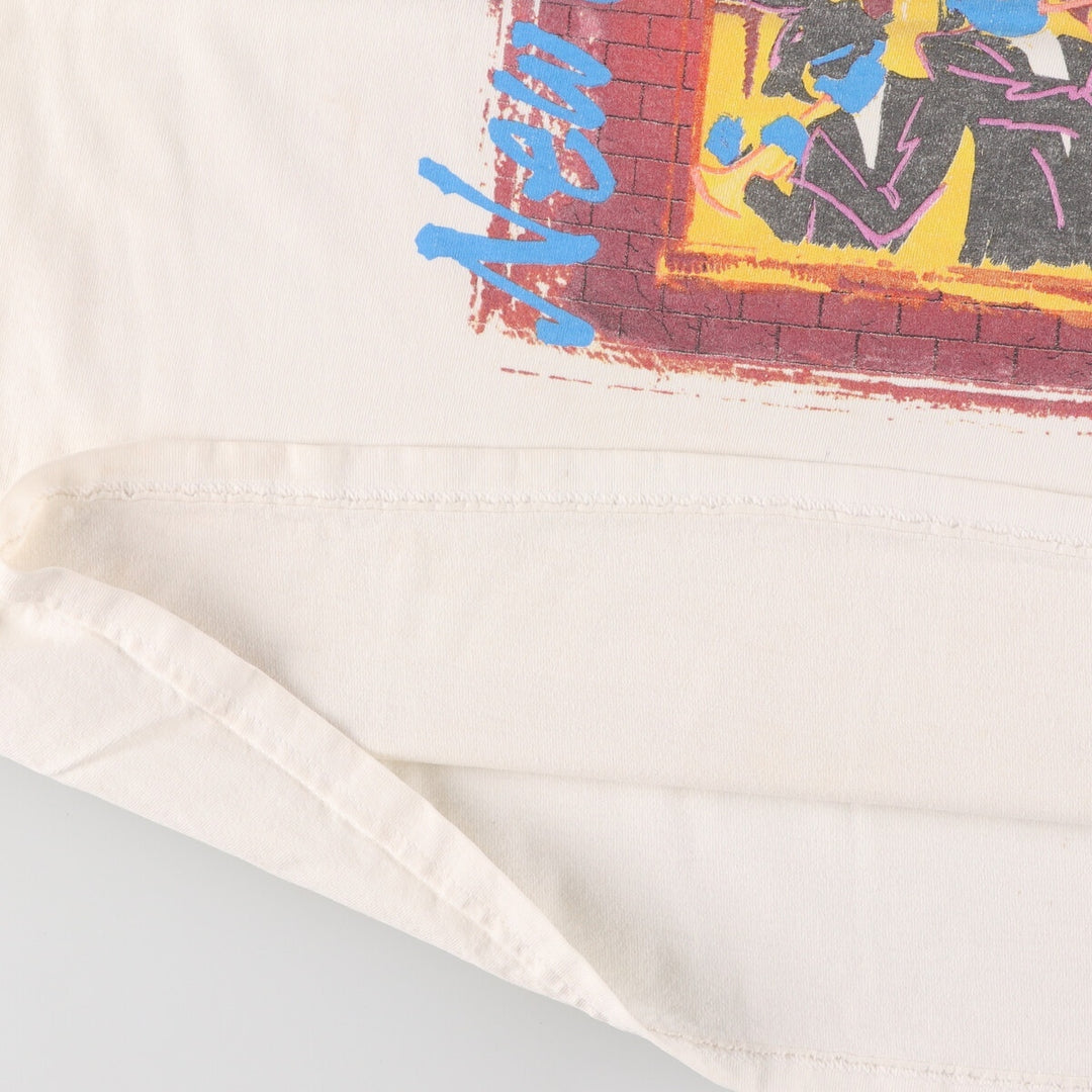 90'S PLANET HOLLYWOOD Advertising T-shirt, Made in USA, Men's L size, Vintage cotton white type Vintage Second Hand