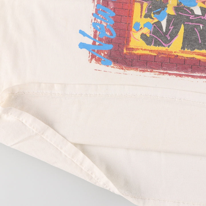 90'S PLANET HOLLYWOOD Advertising T-shirt, Made in USA, Men's L size, Vintage cotton white type Vintage Second Hand