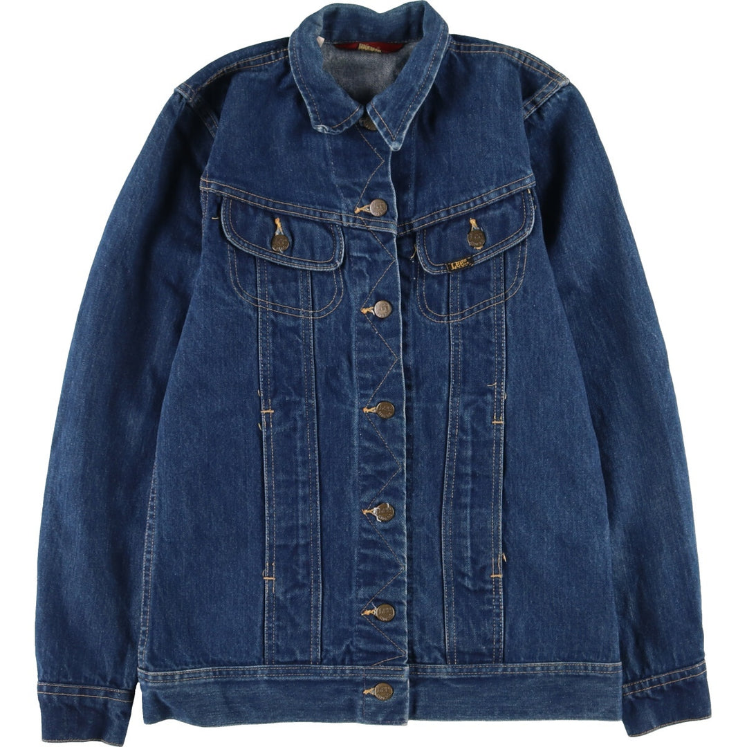 90'S Lee Riders MS.LEE denim jacket, denim jacket, made in USA, women's size M, vintage cotton blue type Vintage Second Hand