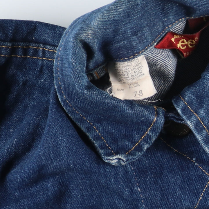 90'S Lee Riders MS.LEE denim jacket, denim jacket, made in USA, women's size M, vintage cotton blue type Vintage Second Hand