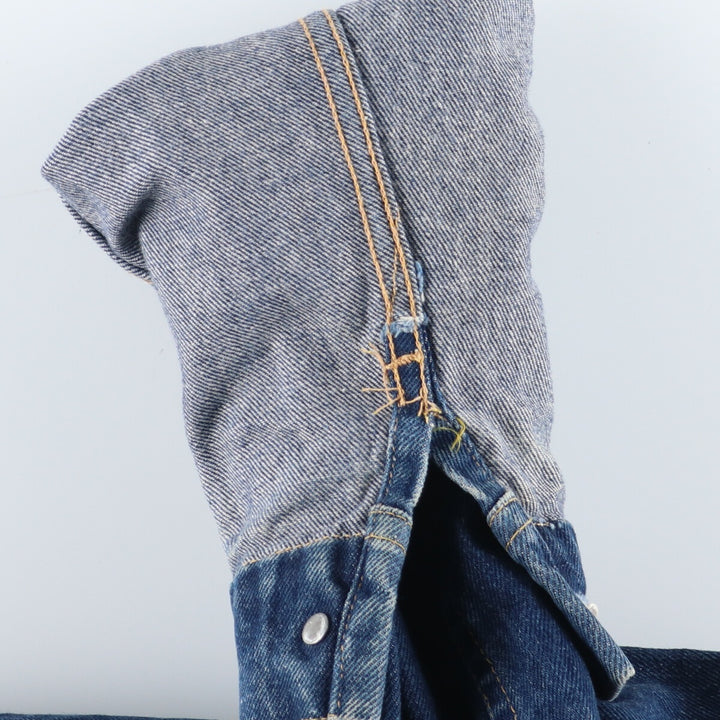 90'S Lee Riders MS.LEE denim jacket, denim jacket, made in USA, women's size M, vintage cotton blue type Vintage Second Hand