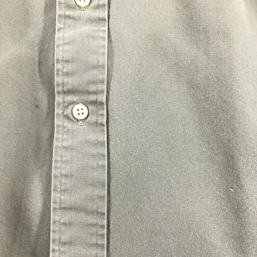 Ralph Lauren BLAKE long sleeve button down shirt, men's XL size cotton Khaki type Vintage Second Hand