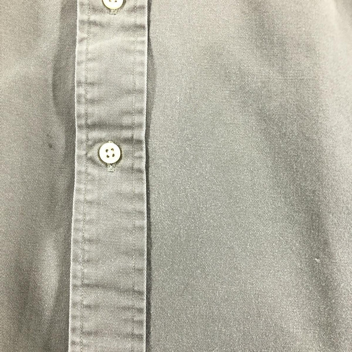 Ralph Lauren BLAKE long sleeve button down shirt, men's XL size cotton Khaki type Vintage Second Hand