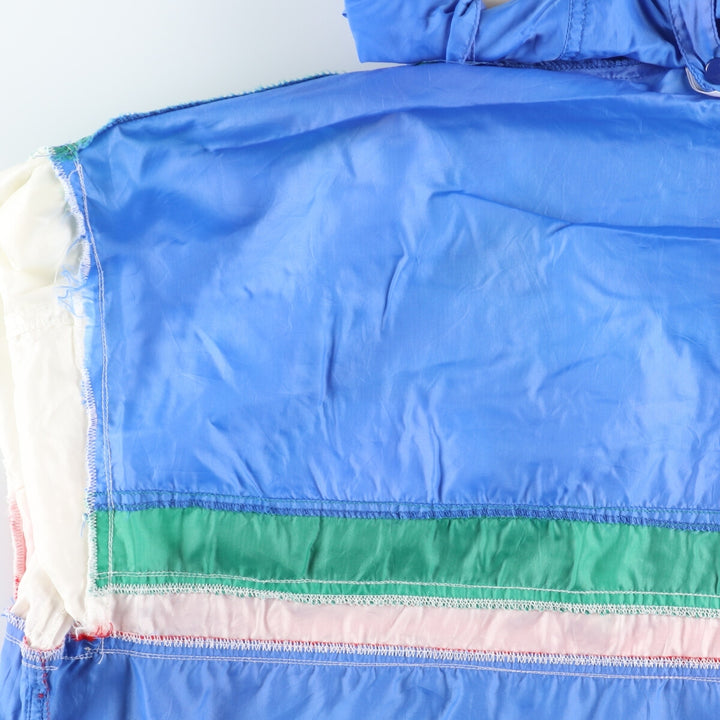 TRUSSARDI SPORT Italian Olympic Team Half-Zip Anorak Parka, Made in Italy, Men's XL unclear multicolor Vintage Second Hand