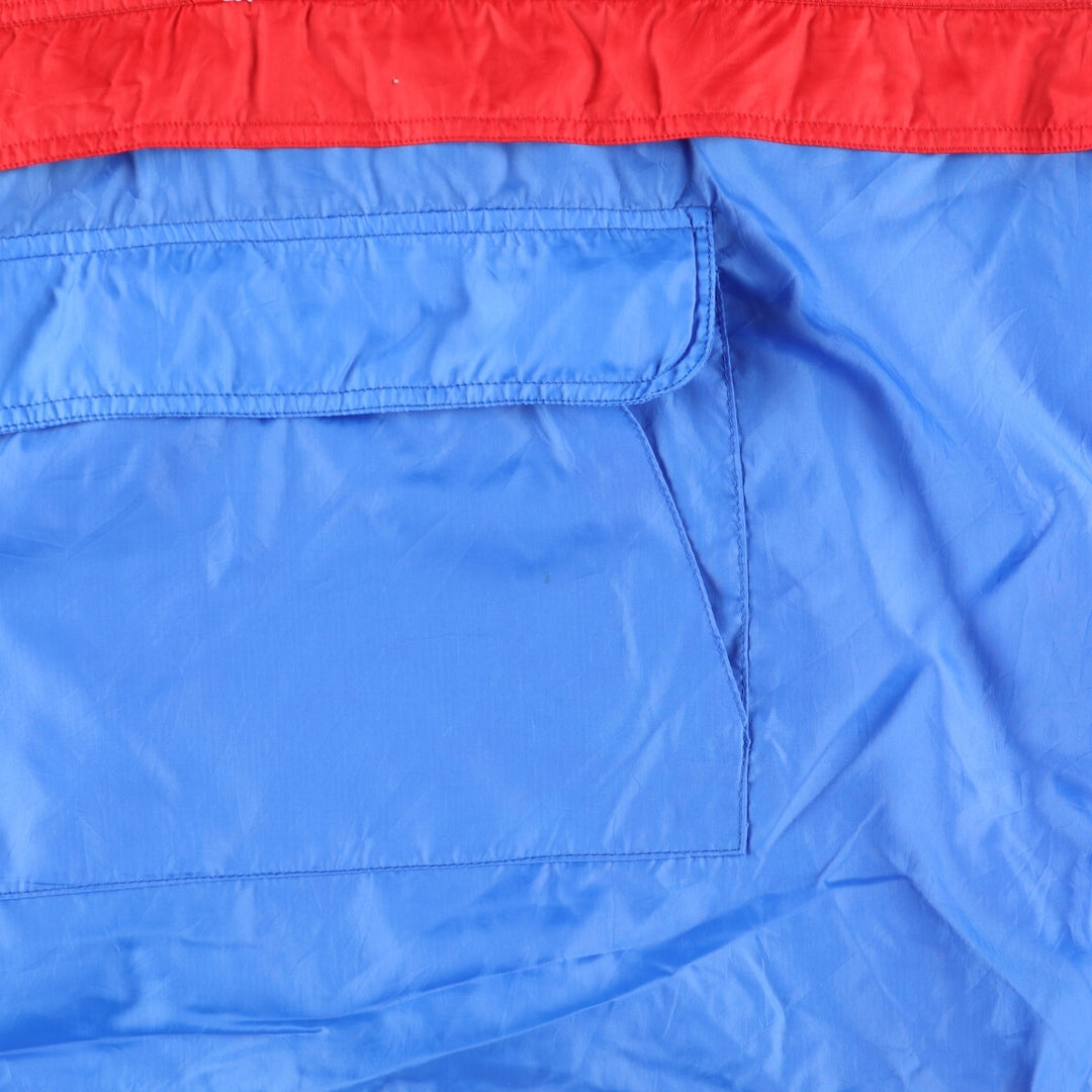 TRUSSARDI SPORT Italian Olympic Team Half-Zip Anorak Parka, Made in Italy, Men's XL unclear multicolor Vintage Second Hand