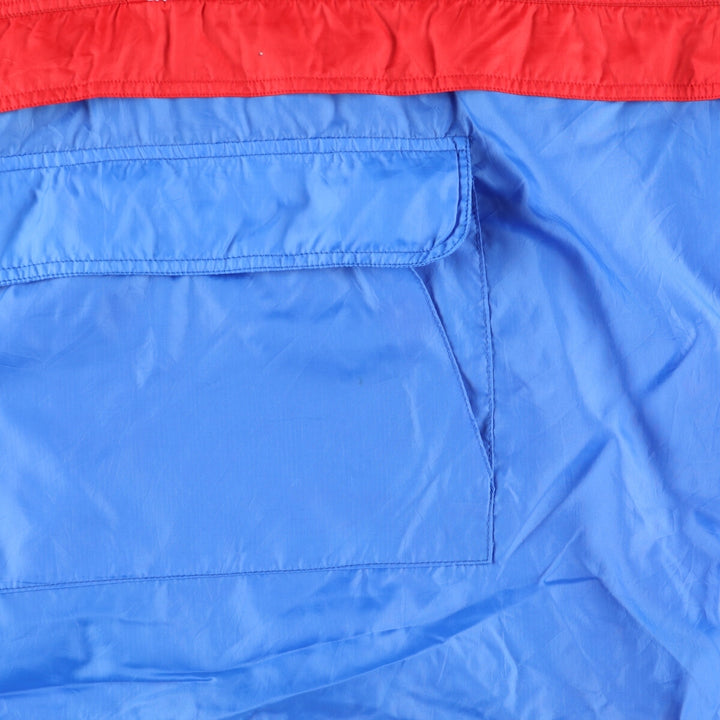 TRUSSARDI SPORT Italian Olympic Team Half-Zip Anorak Parka, Made in Italy, Men's XL unclear multicolor Vintage Second Hand