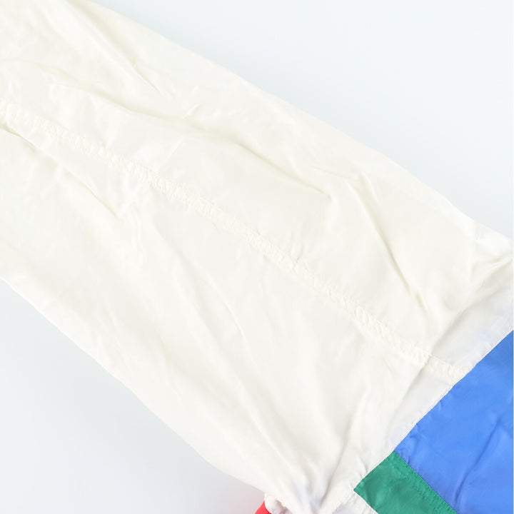 TRUSSARDI SPORT Italian Olympic Team Half-Zip Anorak Parka, Made in Italy, Men's XL unclear multicolor Vintage Second Hand