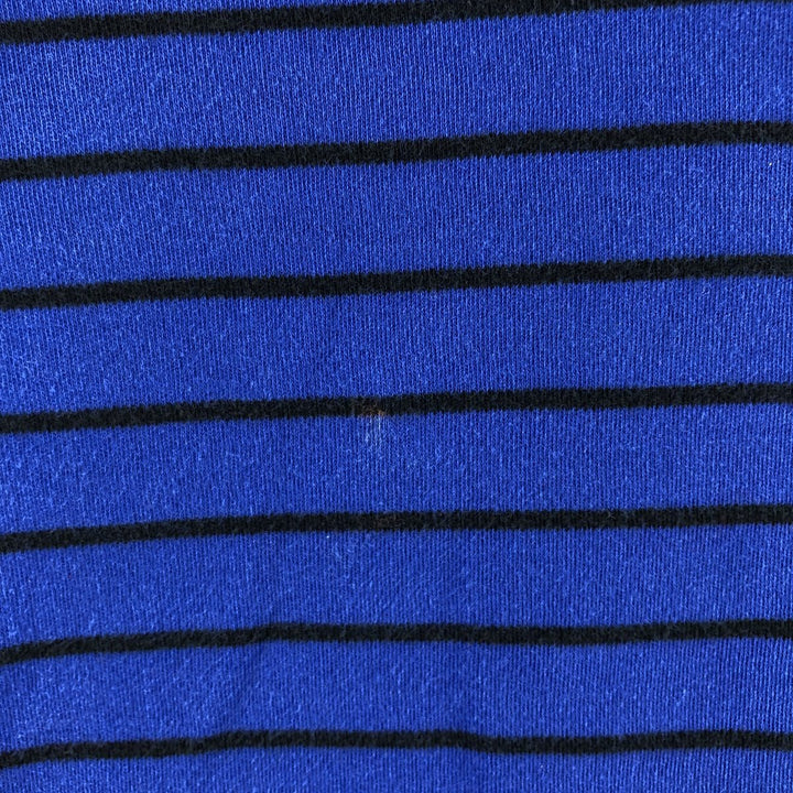 Ralph Lauren POLO RALPH LAUREN long-sleeved striped polo shirt, men's size XL cotton blue type Vintage Second Hand
