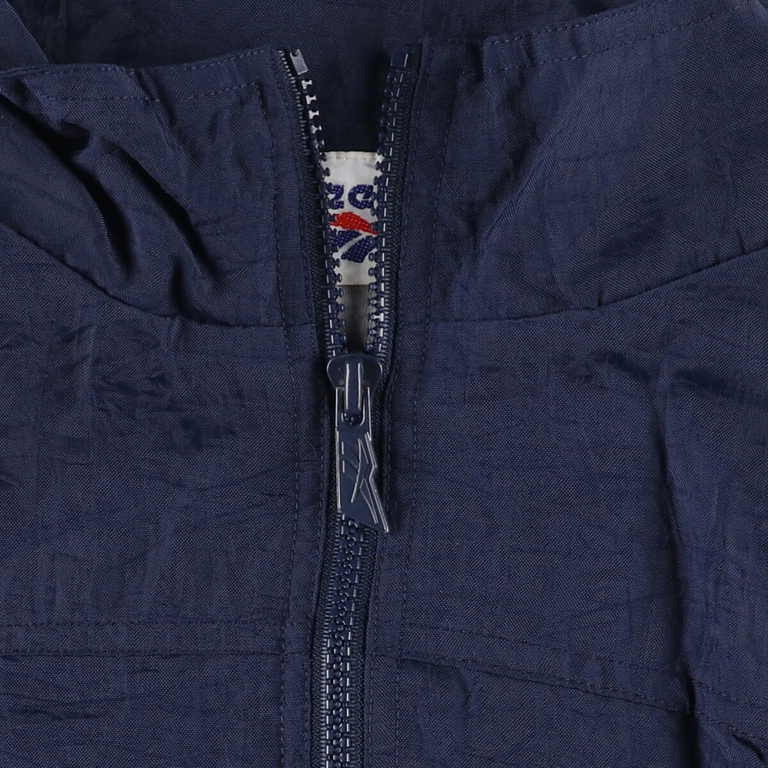 90'S Reebok nylon jacket, men's XXL size, vintage Nylon navy blue type Vintage Second Hand
