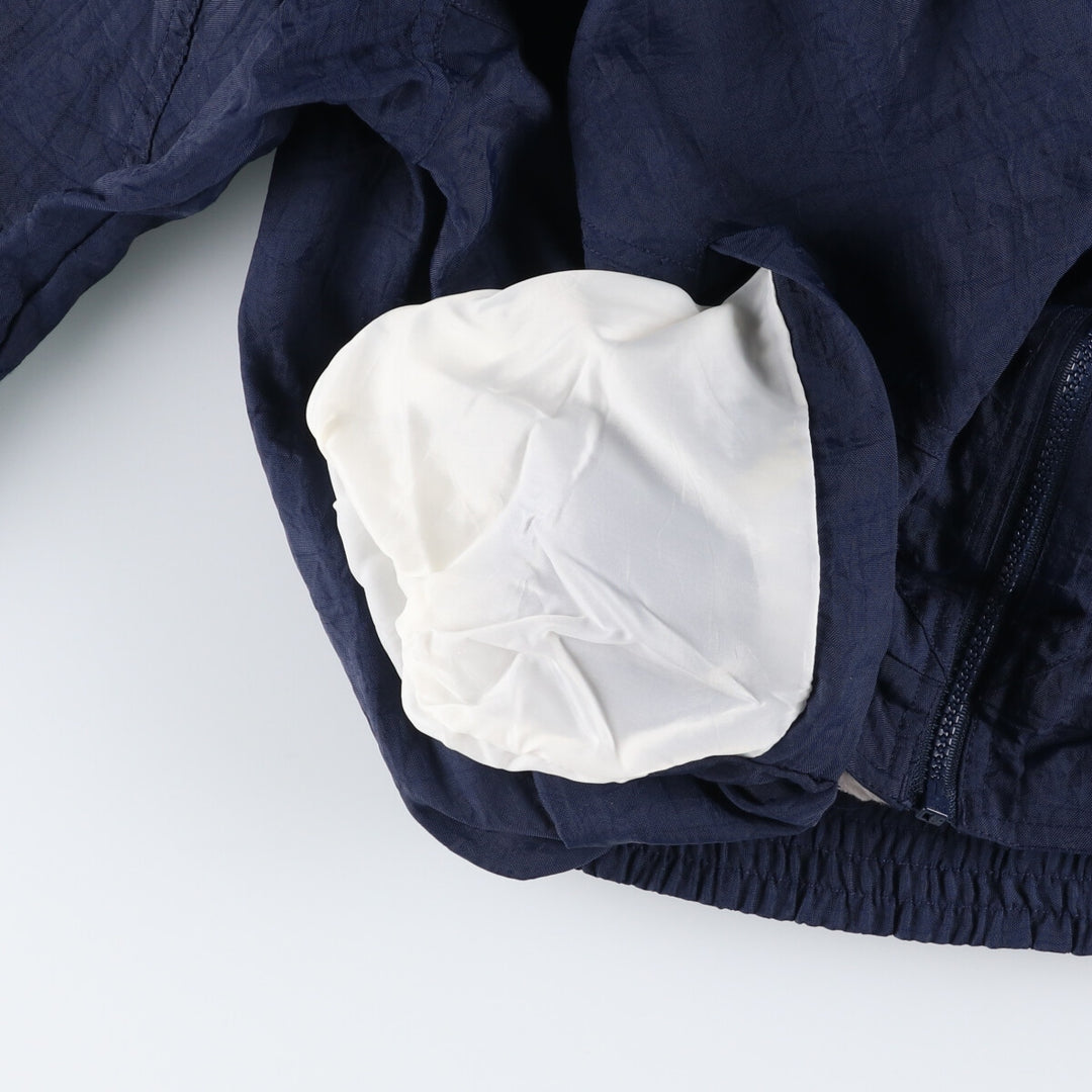 90'S Reebok nylon jacket, men's XXL size, vintage Nylon navy blue type Vintage Second Hand