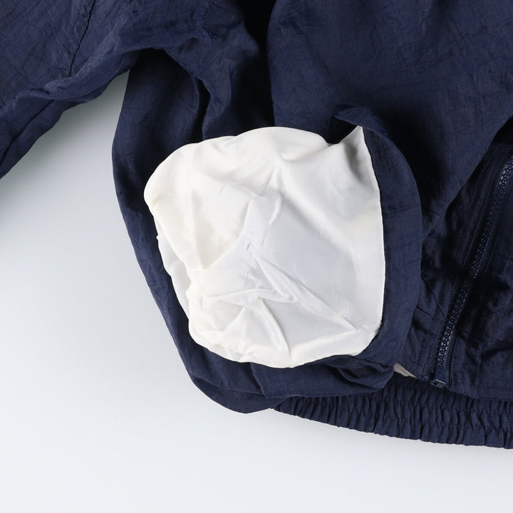 90'S Reebok nylon jacket, men's XXL size, vintage Nylon navy blue type Vintage Second Hand