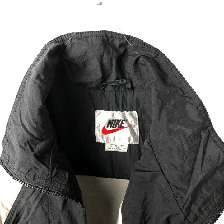 90'S Nike Mesh Nylon Jacket, Men's XL, Vintage Nylon black type Vintage Second Hand