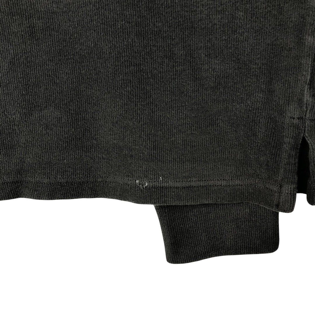 Ralph Lauren POLO by Ralph Lauren Half-Zip Sweatshirt, Men's Size L cotton black type Vintage Second Hand