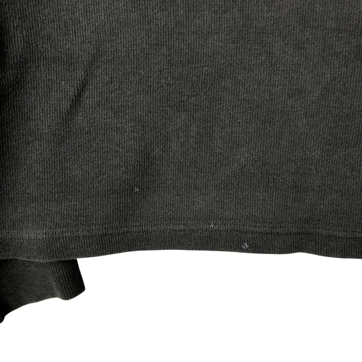 Ralph Lauren POLO by Ralph Lauren Half-Zip Sweatshirt, Men's Size L cotton black type Vintage Second Hand