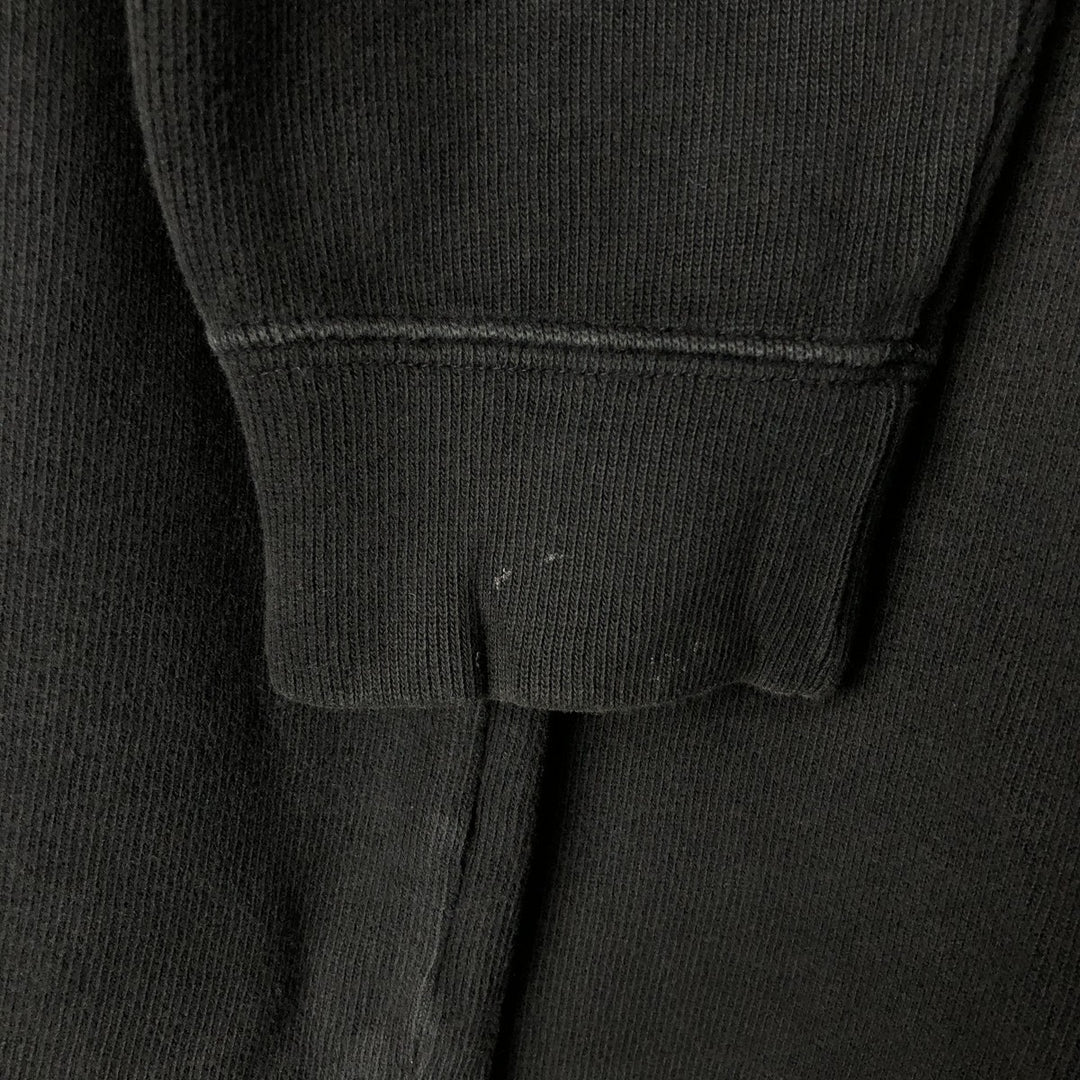 Ralph Lauren POLO by Ralph Lauren Half-Zip Sweatshirt, Men's Size L cotton black type Vintage Second Hand