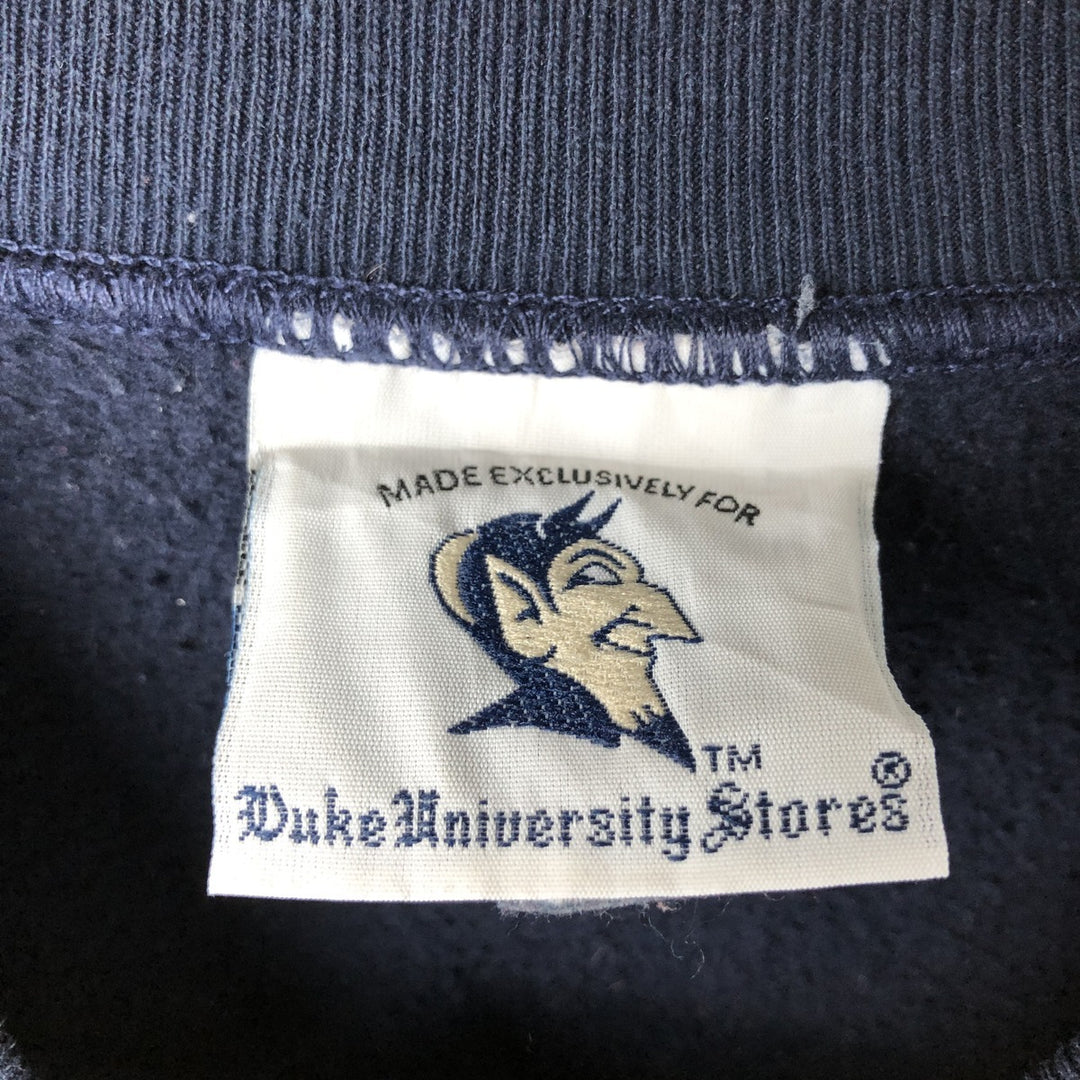 90'S THE COTTON EXCHANGE College Sweatshirt, Made in USA, Men's XL, Vintage cotton navy blue type Vintage Second Hand
