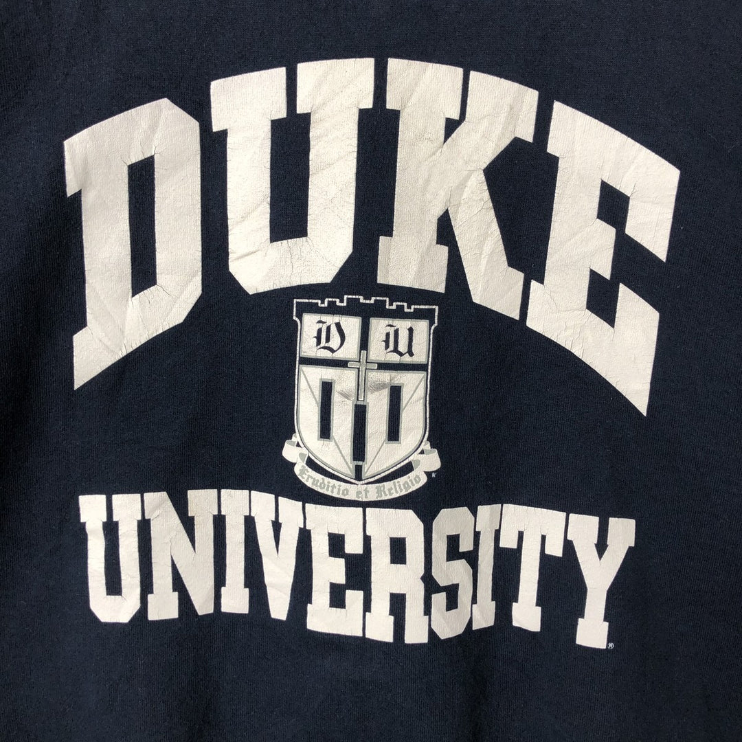 90'S THE COTTON EXCHANGE College Sweatshirt, Made in USA, Men's XL, Vintage cotton navy blue type Vintage Second Hand