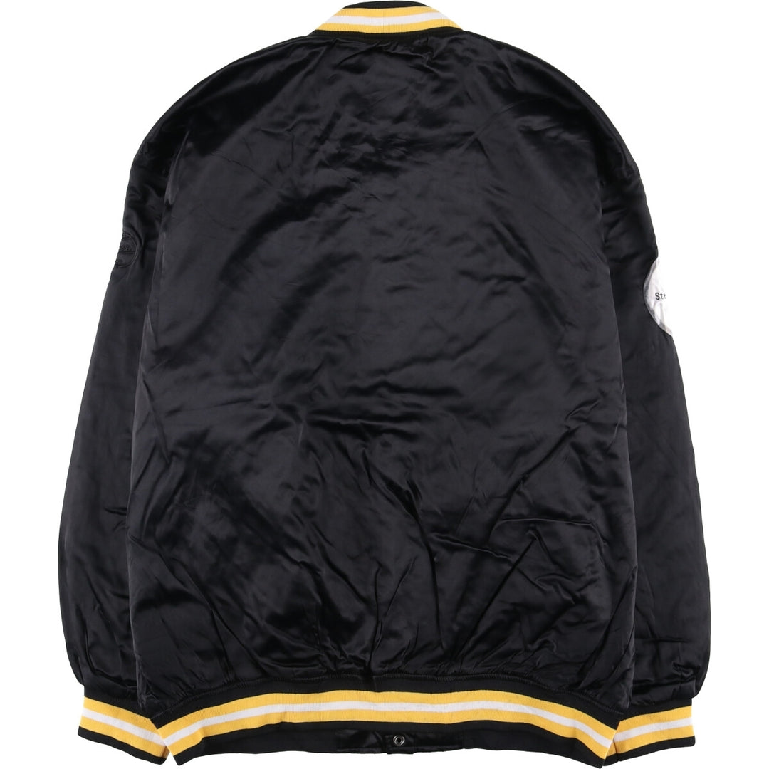 90s-00'S Logo Athletic NFL Pittsburgh Steelers Padded Stadium Jacket, Men's Size L Nylon black type Vintage Second Hand