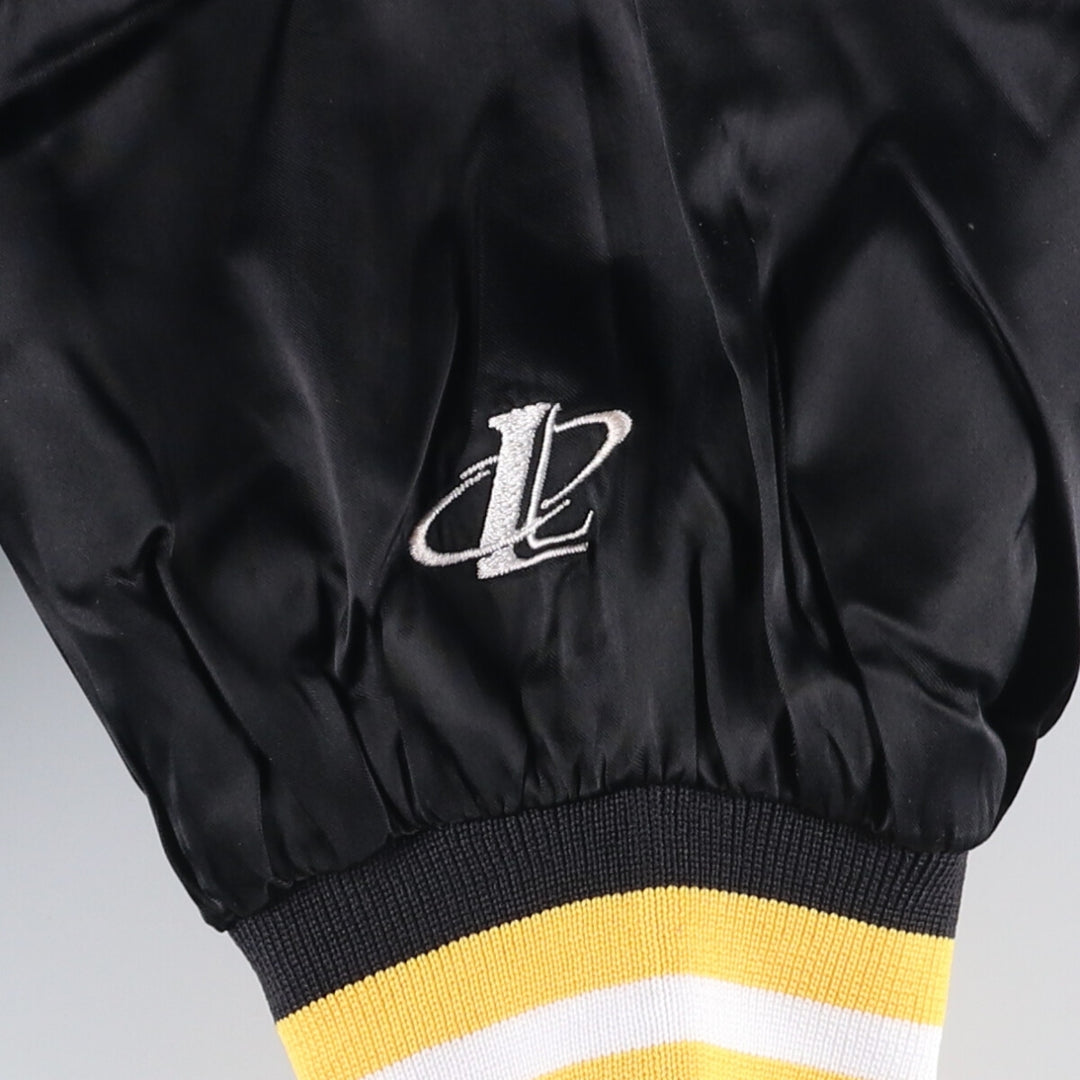 90s-00'S Logo Athletic NFL Pittsburgh Steelers Padded Stadium Jacket, Men's Size L Nylon black type Vintage Second Hand