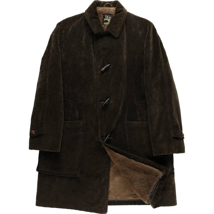 Vintage Alexander's wide-wale corduroy duffle coat, men's size XL unclear Khaki type Vintage Second Hand