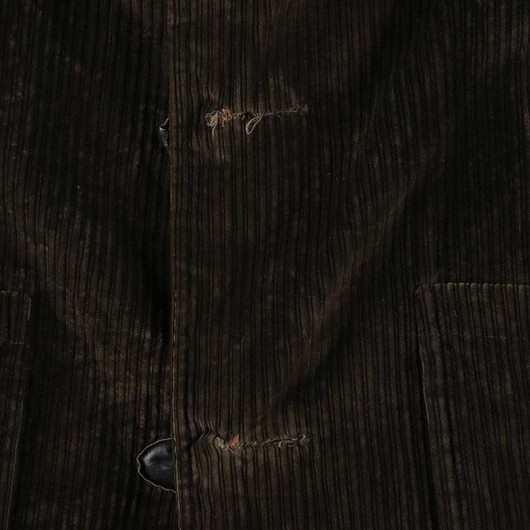 Vintage Alexander's wide-wale corduroy duffle coat, men's size XL unclear Khaki type Vintage Second Hand