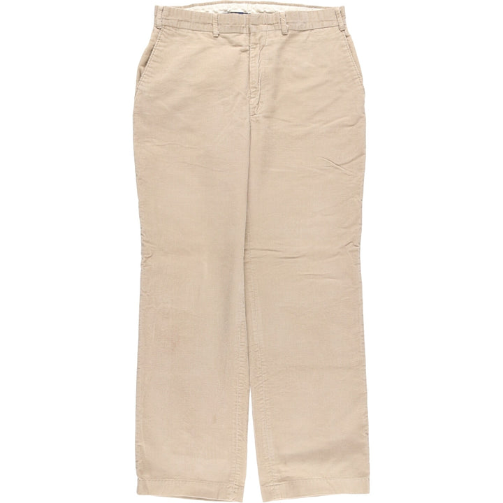 Vintage Lee corduroy pants, made in the USA, men's size W33. cotton Beige type Vintage Second Hand