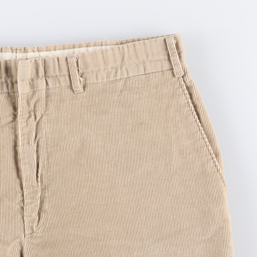 Vintage Lee corduroy pants, made in the USA, men's size W33. cotton Beige type Vintage Second Hand