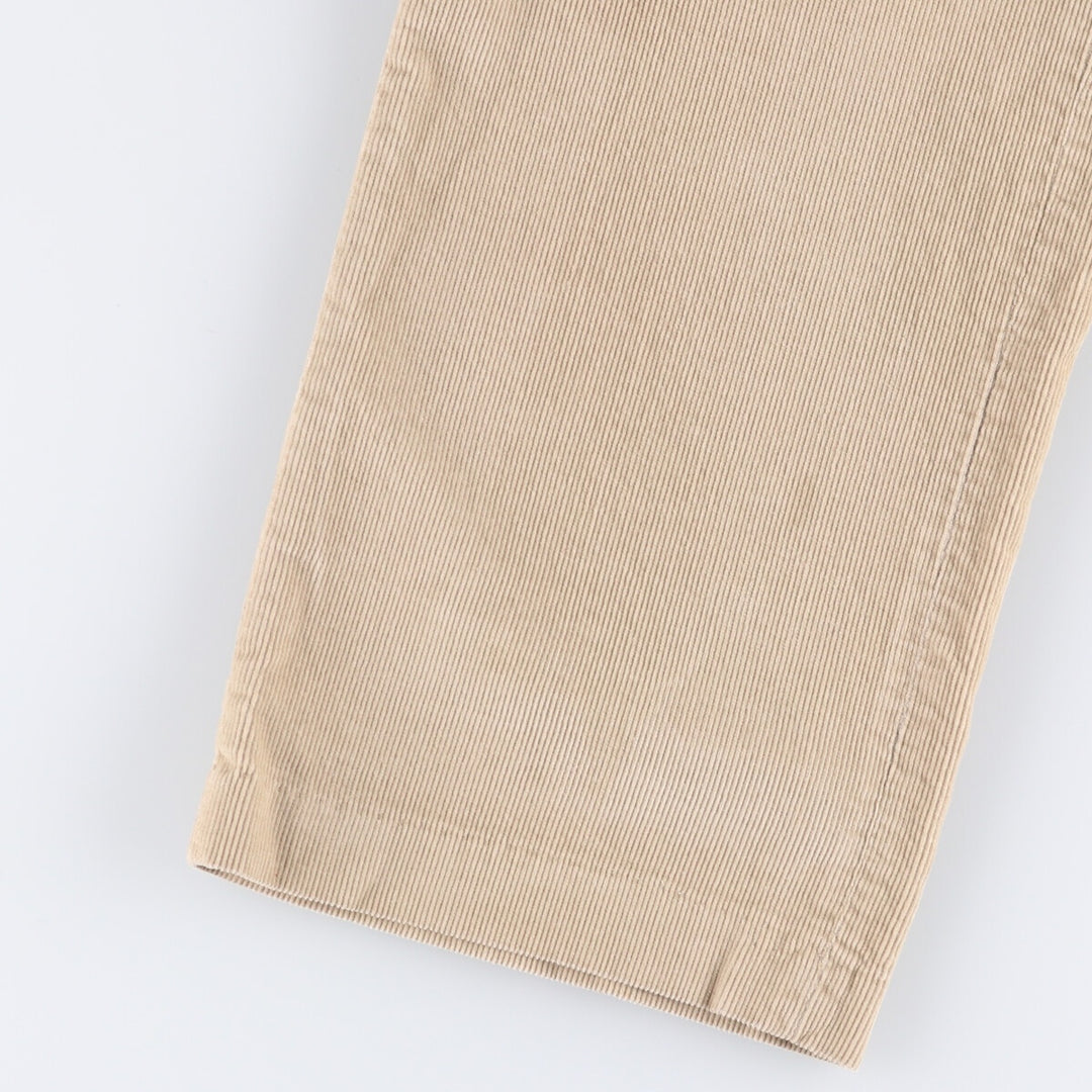Vintage Lee corduroy pants, made in the USA, men's size W33. cotton Beige type Vintage Second Hand